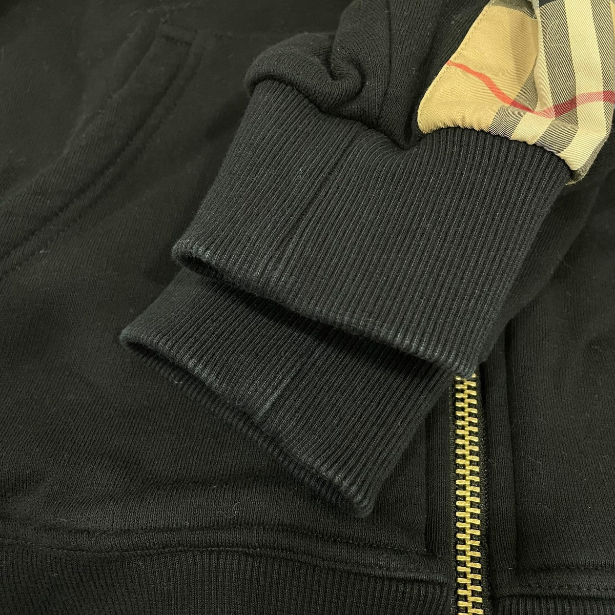 BURBERRY(バーバリー) ジップパーカー8024543 8024543 ブラック サイズ