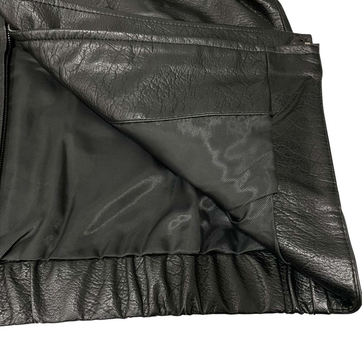 Faux Leather JacketレザージャケットLH2579LJ001EBK
