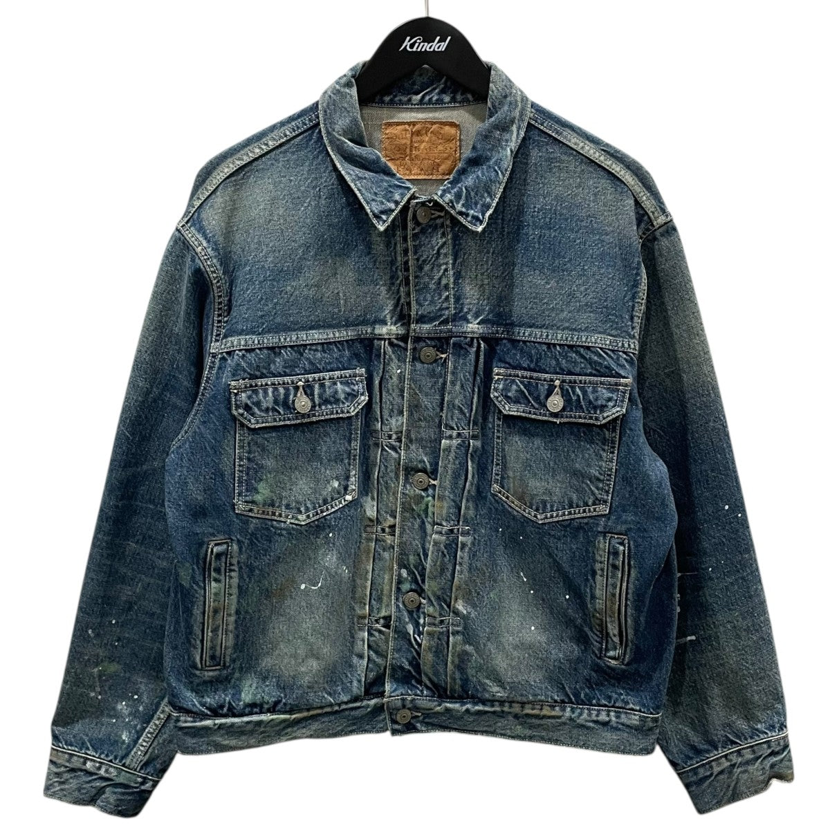 GOLD(ゴールド) 25SS 加工デニムジャケット RECYCLED WASTE SUVIN