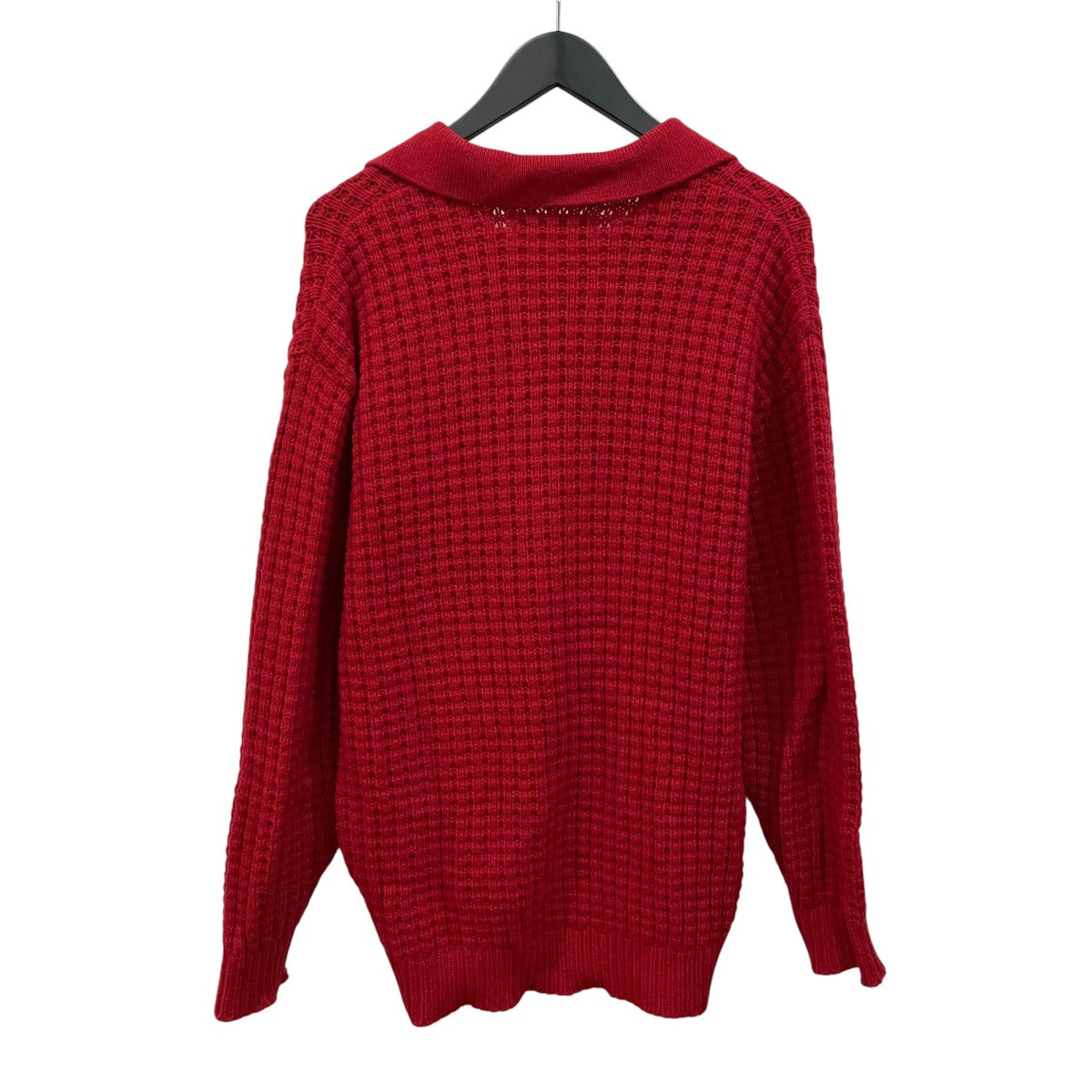 BIGワッフル スキッパーPOLOプルオーバーセーター245630006