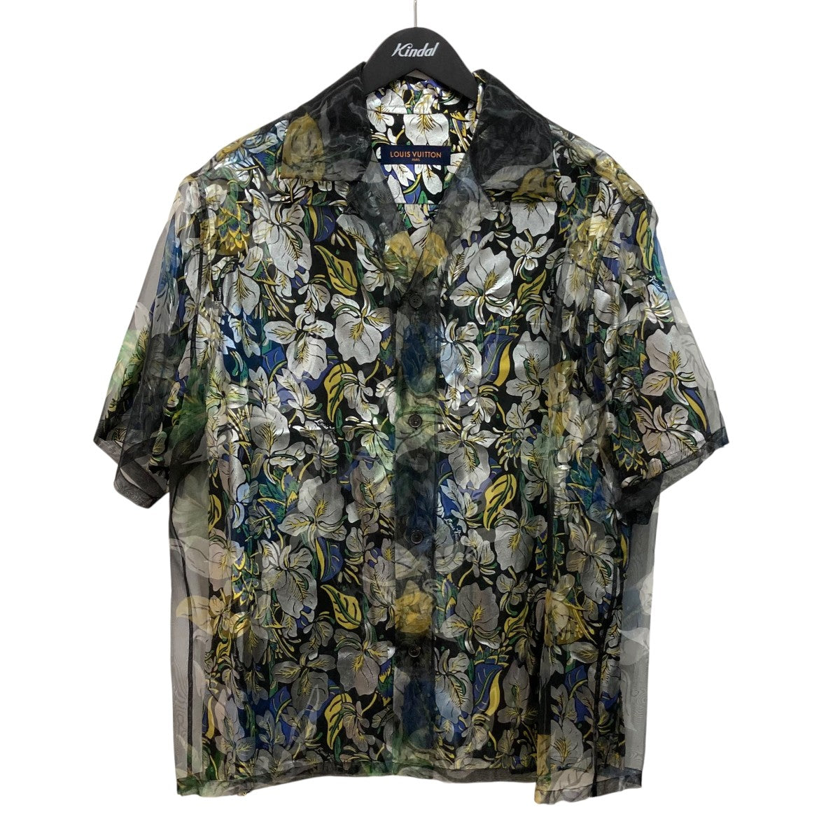 LAYERED FLOWER PRINT SHIRT花柄半袖シャツHES62W