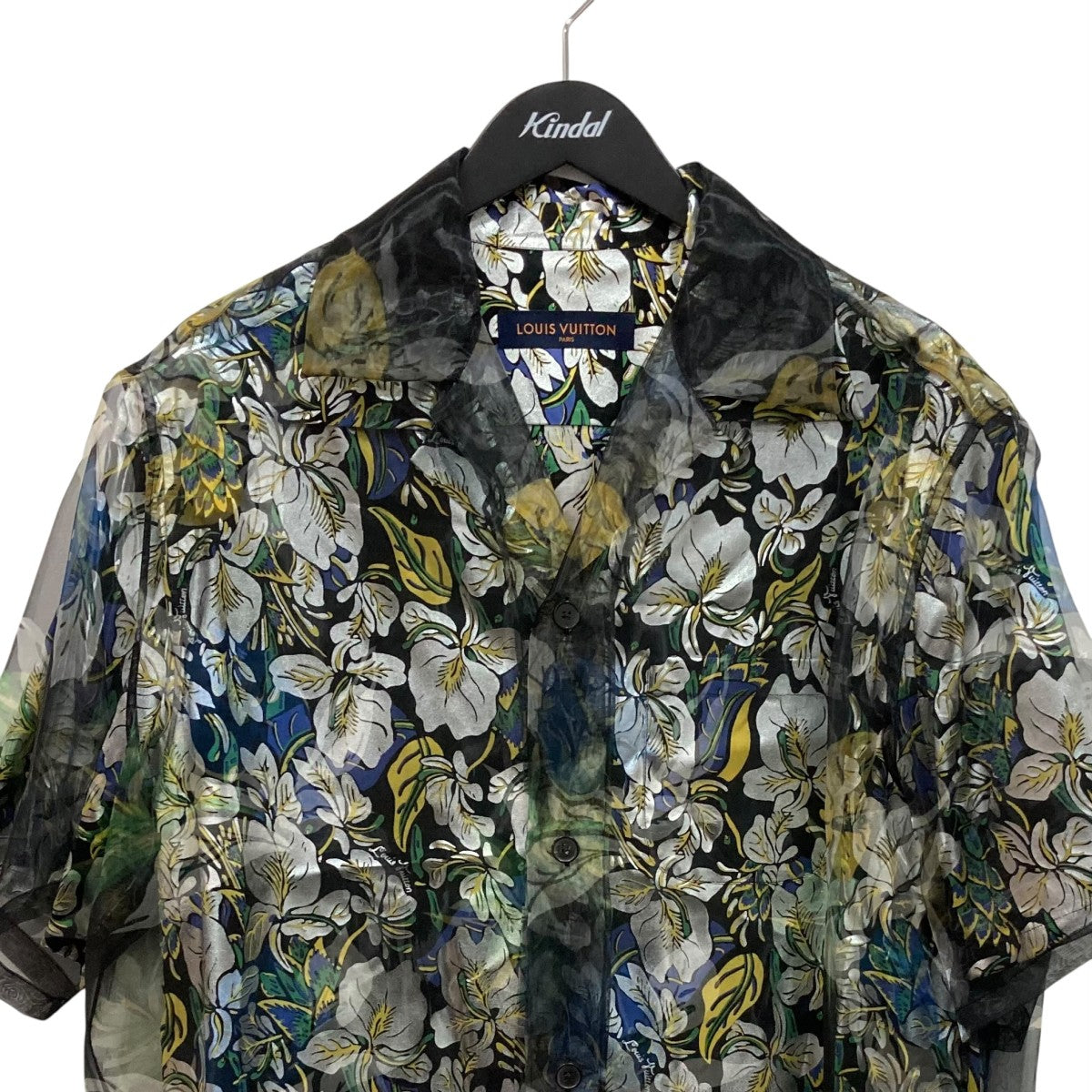 LAYERED FLOWER PRINT SHIRT花柄半袖シャツHES62W