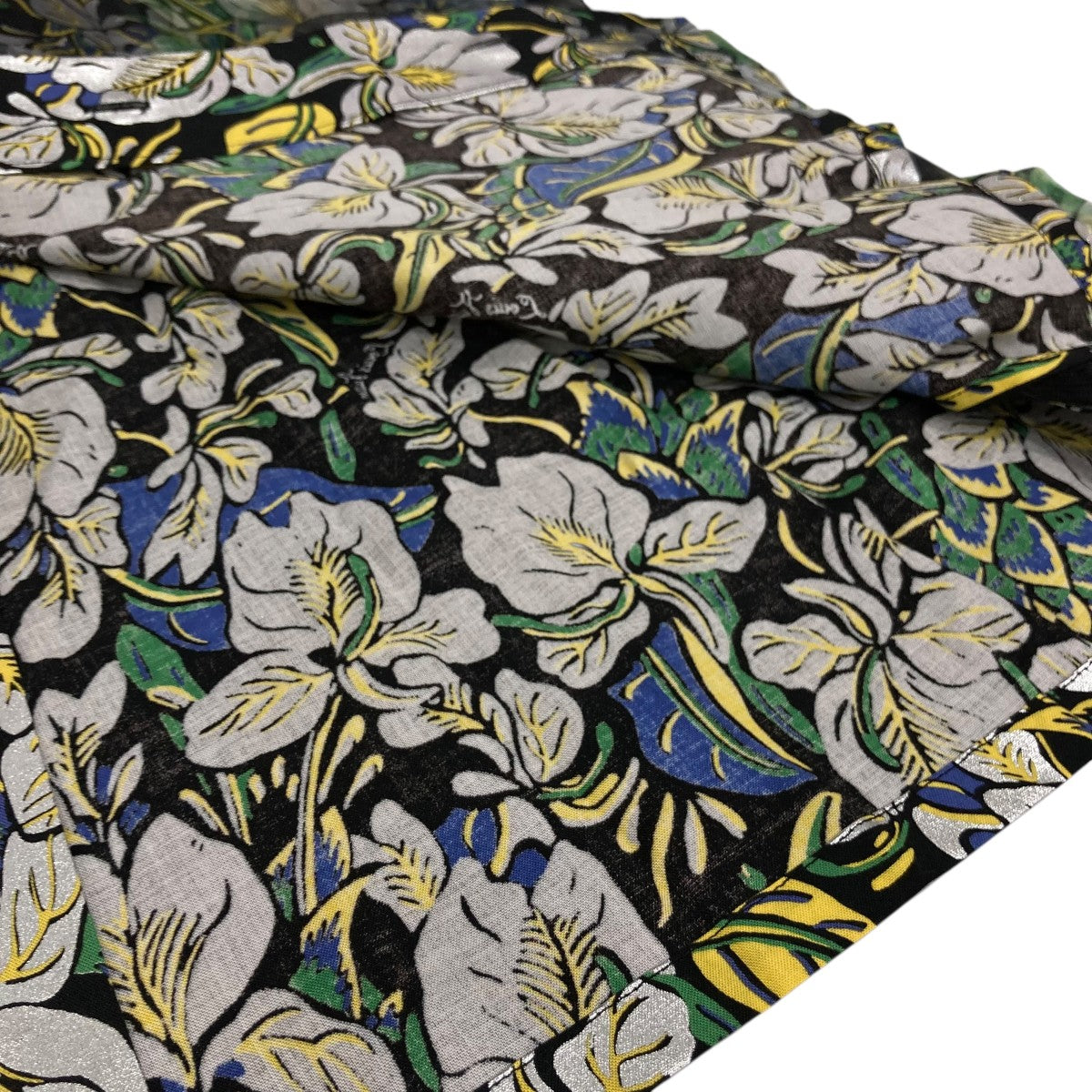 LAYERED FLOWER PRINT SHIRT花柄半袖シャツHES62W