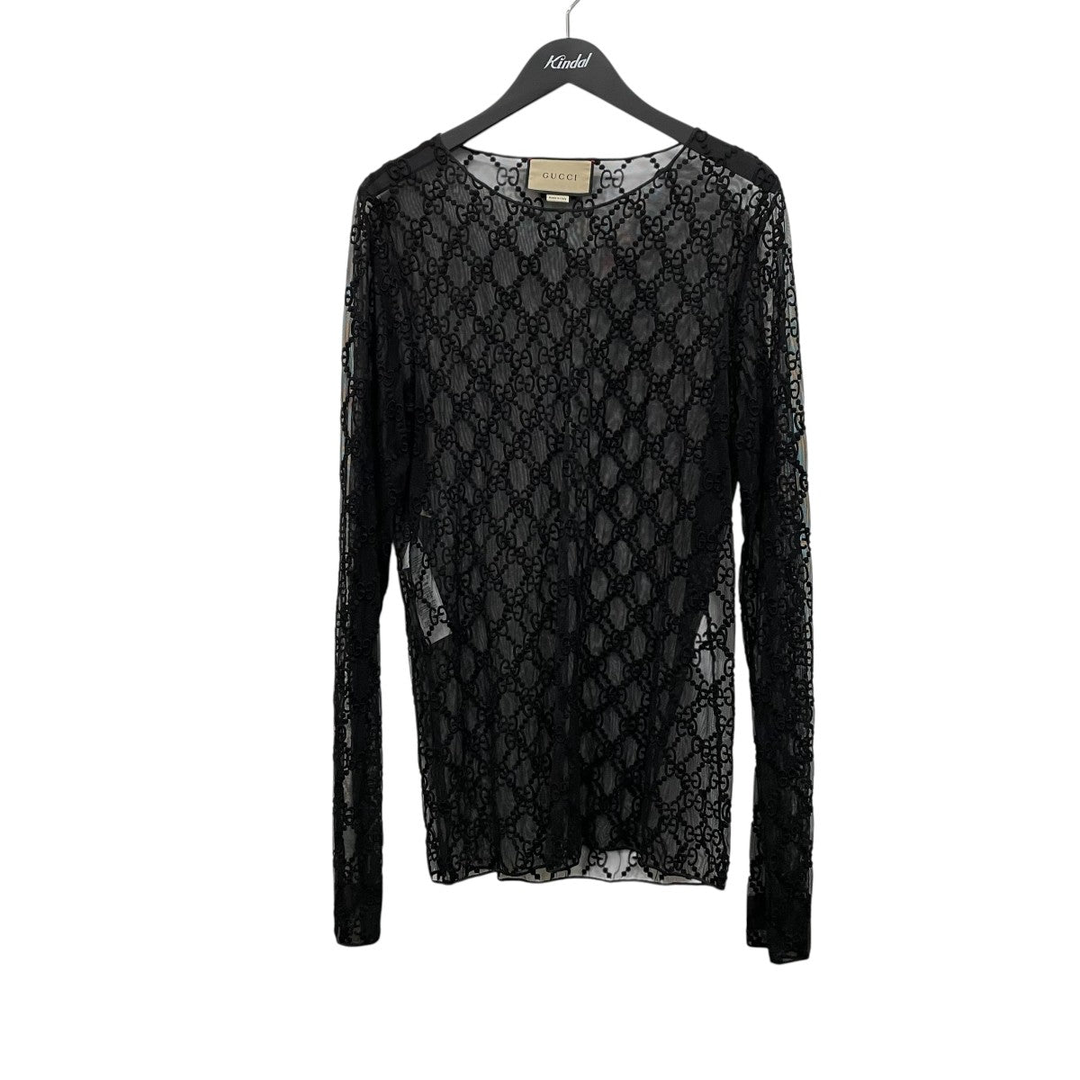 GUCCI GGエンブロイ長袖シャツ574407 XJA86 古着・中古-1枚目のアイテム画像
