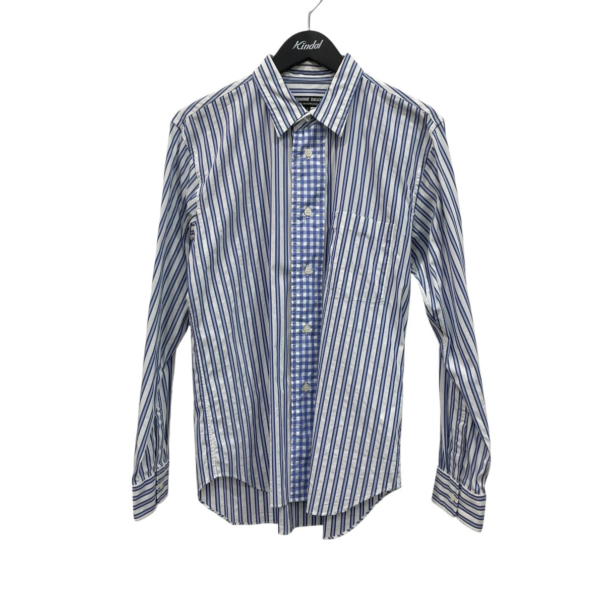 COMME des GARCONS HOMME DEUX ストライプ柄長袖シャツDE-B047 古着・中古-1枚目のアイテム画像