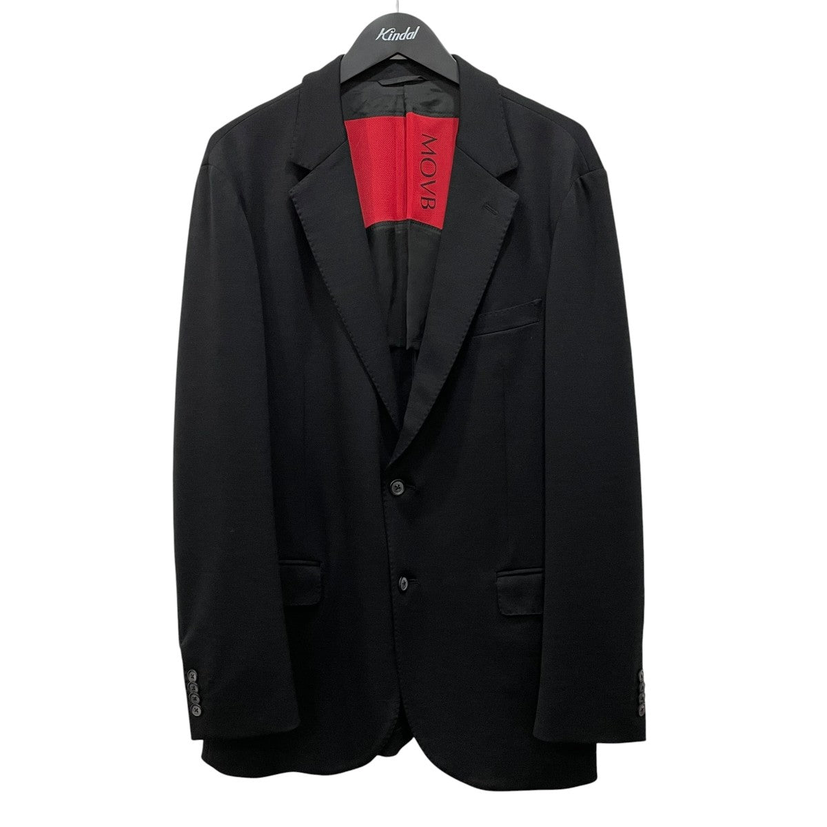 MOVB Duplex Wool Jersey シングル２Bノッチド トラベルジャケットウールジャケットJK013WPR 古着・中古-1枚目のアイテム画像