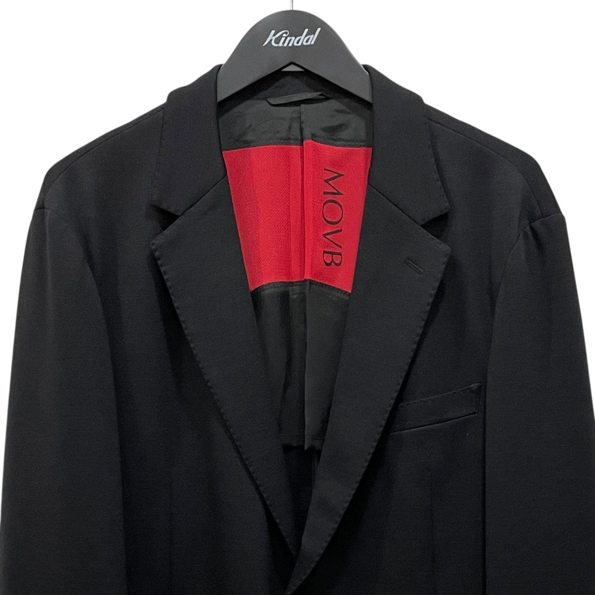MOVB Duplex Wool Jersey シングル２Bノッチド トラベルジャケットウールジャケットJK013WPR 古着・中古-2枚目のアイテム画像