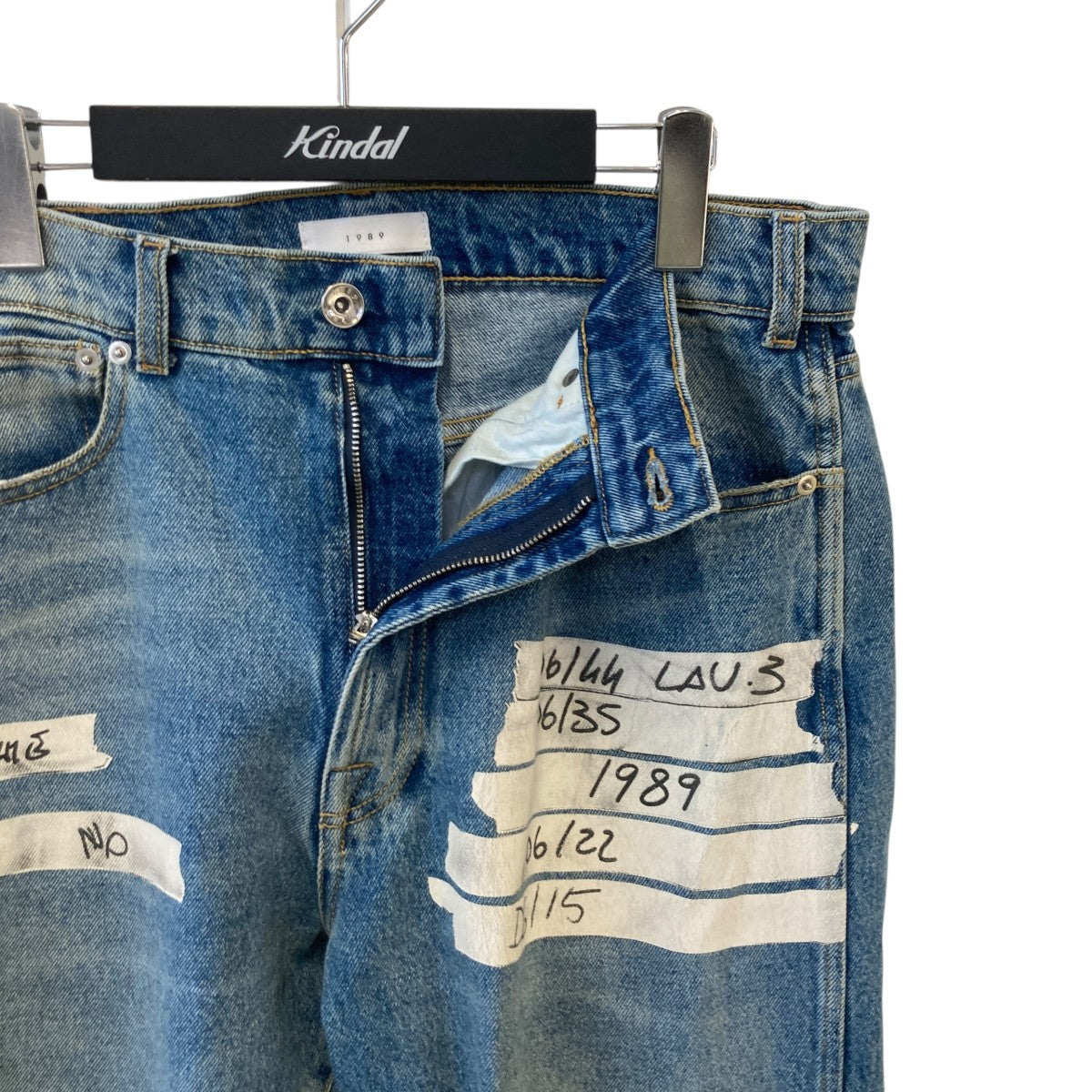 1989 STUDIO STRAIGHT DENIM JEANS WITH TAPE DETAILSデニムパンツ 古着・中古-3枚目のアイテム画像