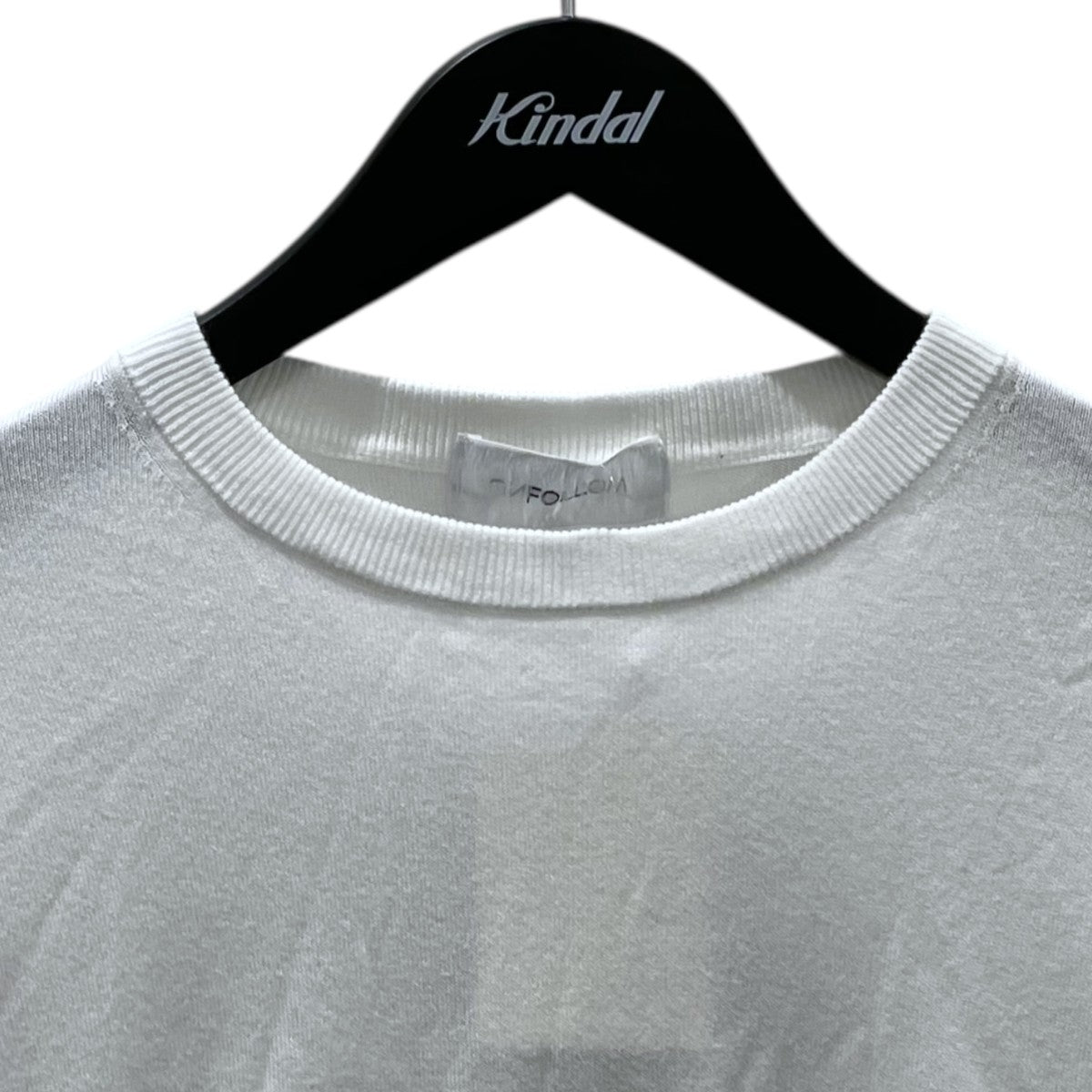 FOLL 24SS コットンニットセーター italian cotton everyday sweater イタリアン コットン エブリデイ セーター 24080684000310 古着・中古-3枚目のアイテム画像
