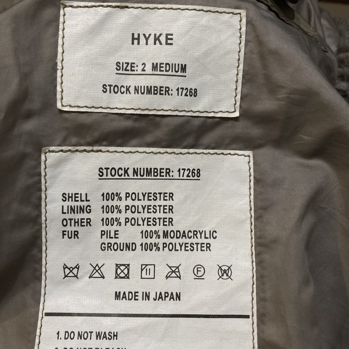 HYKE ボアコート202-17268 033 古着・中古-6枚目のアイテム画像