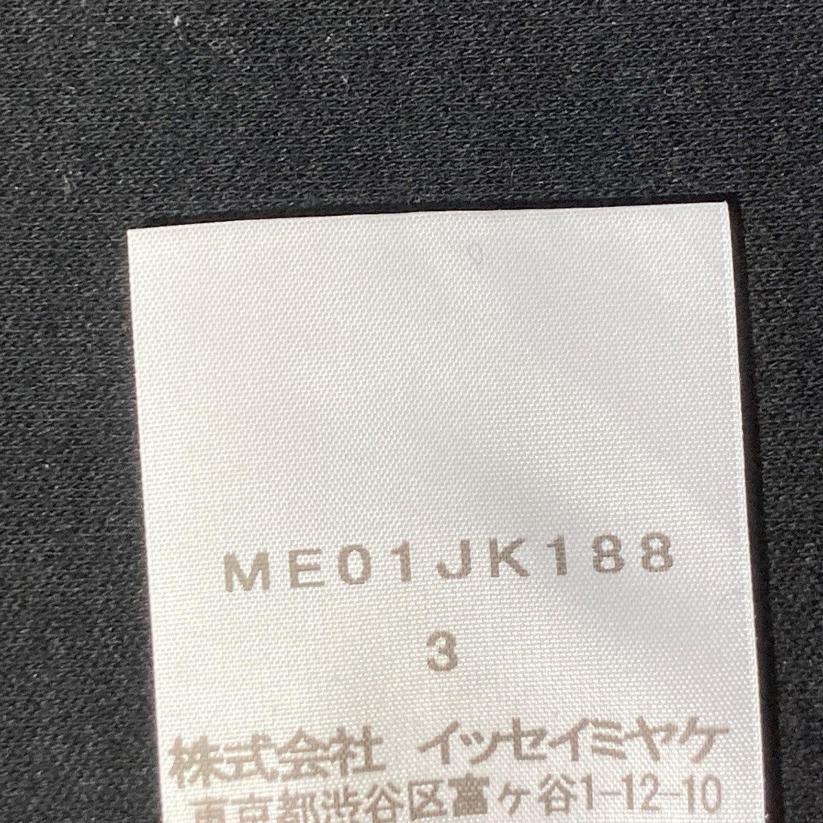 ISSEY MIYAKE MEN 20SSボンディング2トーンTシャツME01JK188 古着・中古-5枚目のアイテム画像