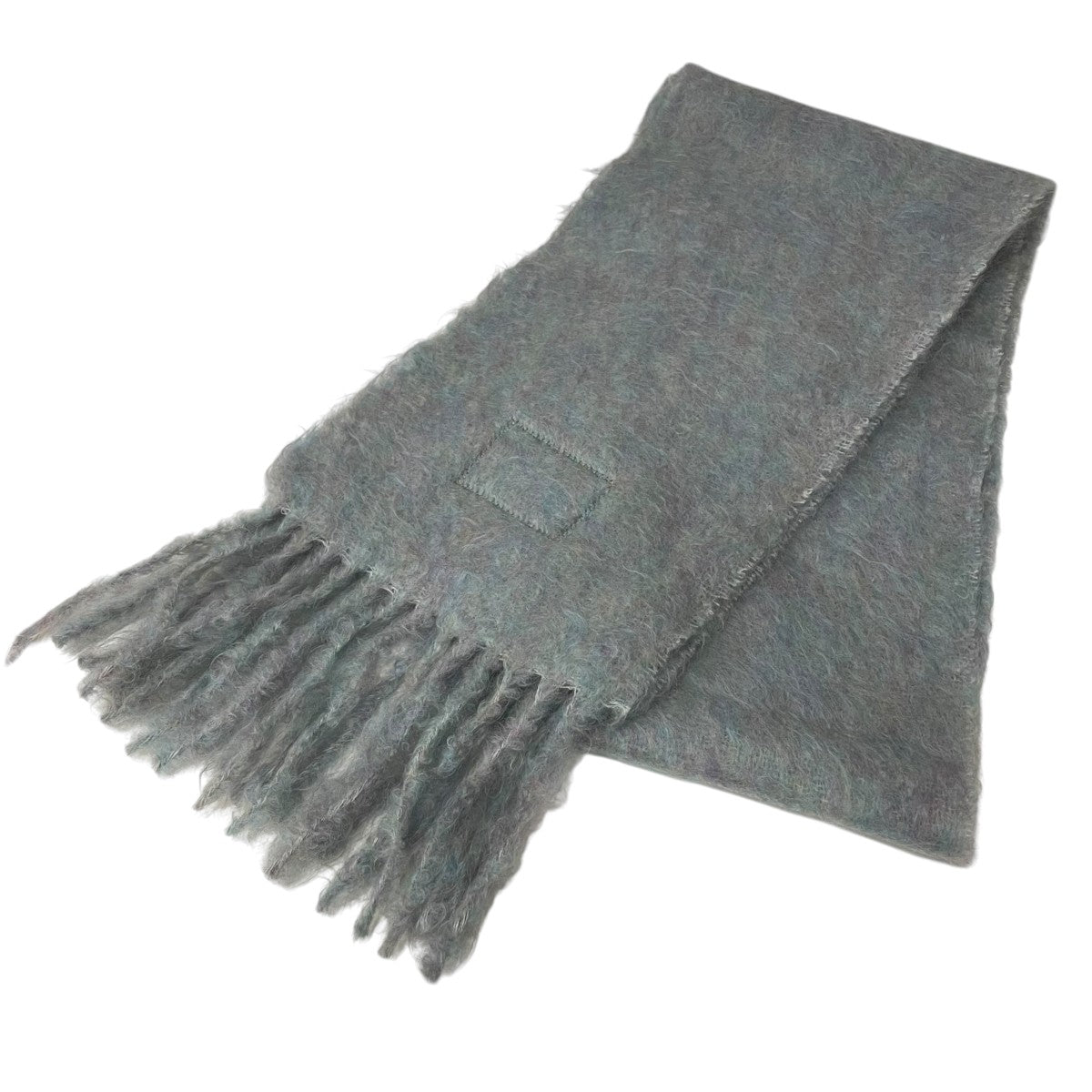 Acne Studios　ウールマフラー ACNE STUDIOS(アクネストゥディオズ) ロゴ入りウールスカーフマフラー