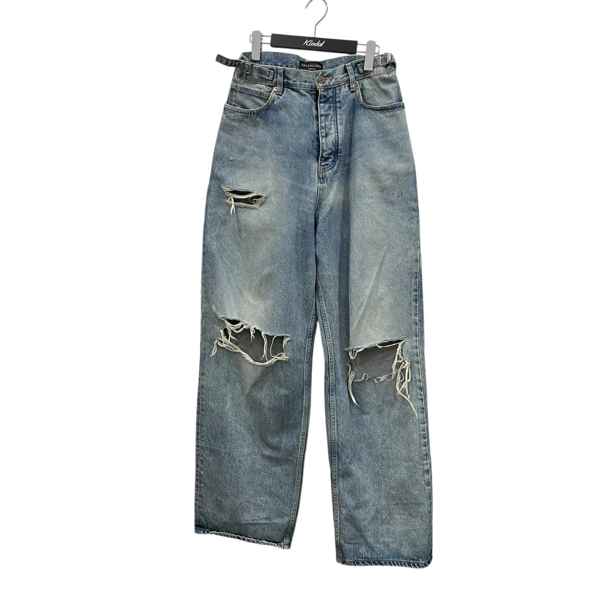 BALENCIAGA デストロイ加工デニムパンツ697833 古着・中古-1枚目のアイテム画像