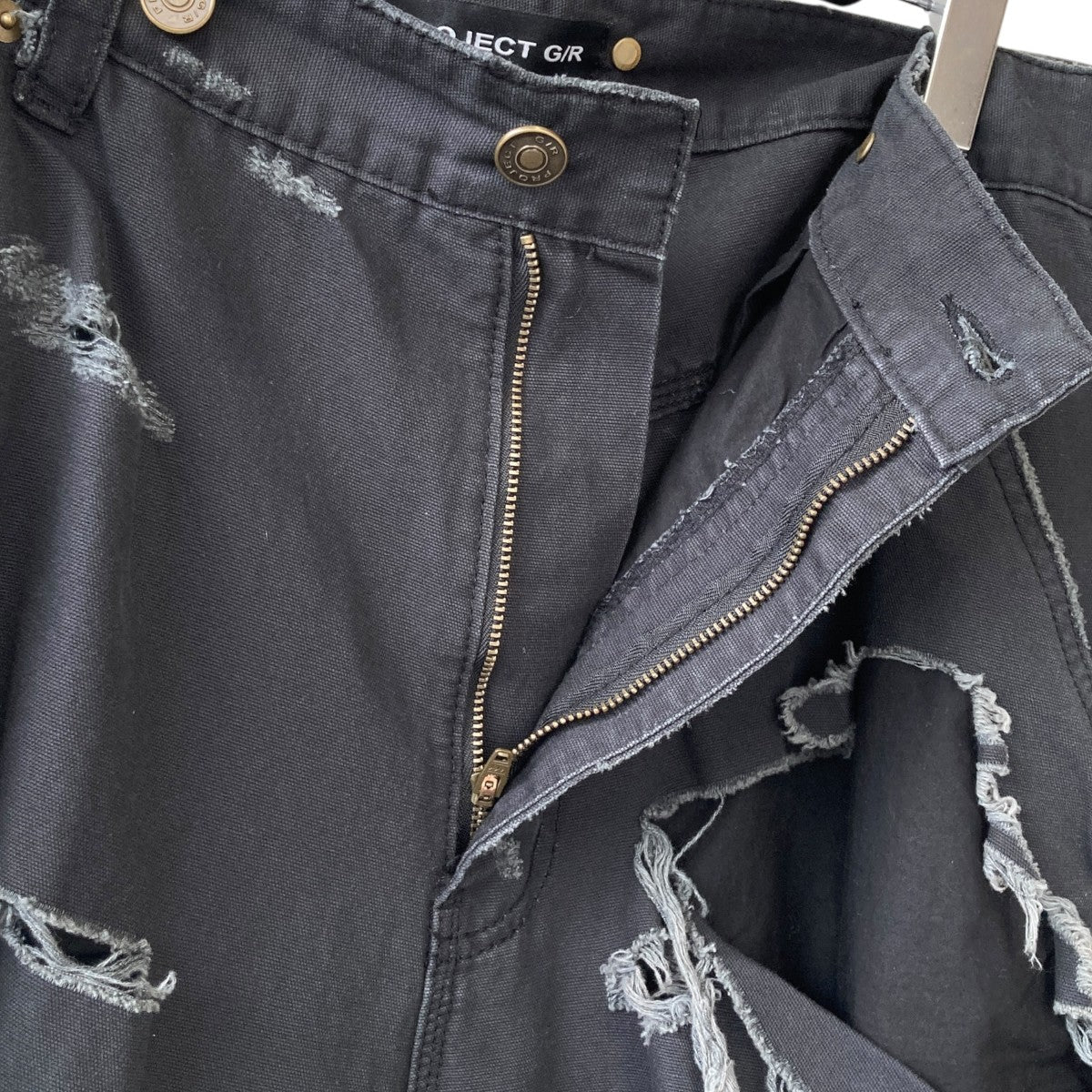 DISTRESSED PATCHWORK PANTSパンツ