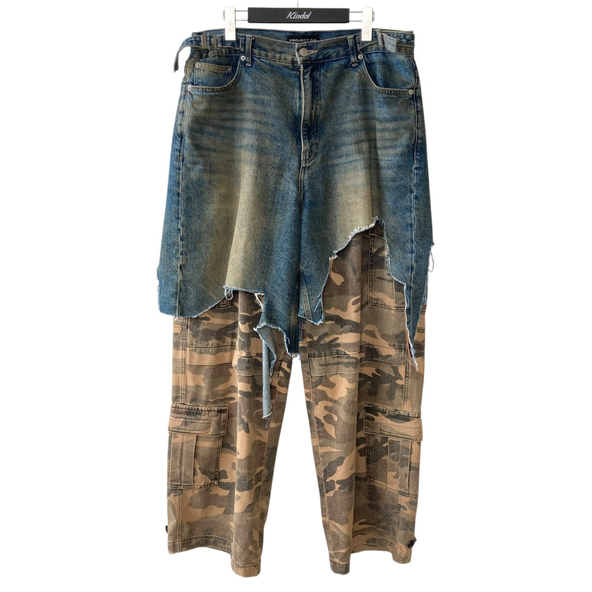 レイヤードカーゴパンツ