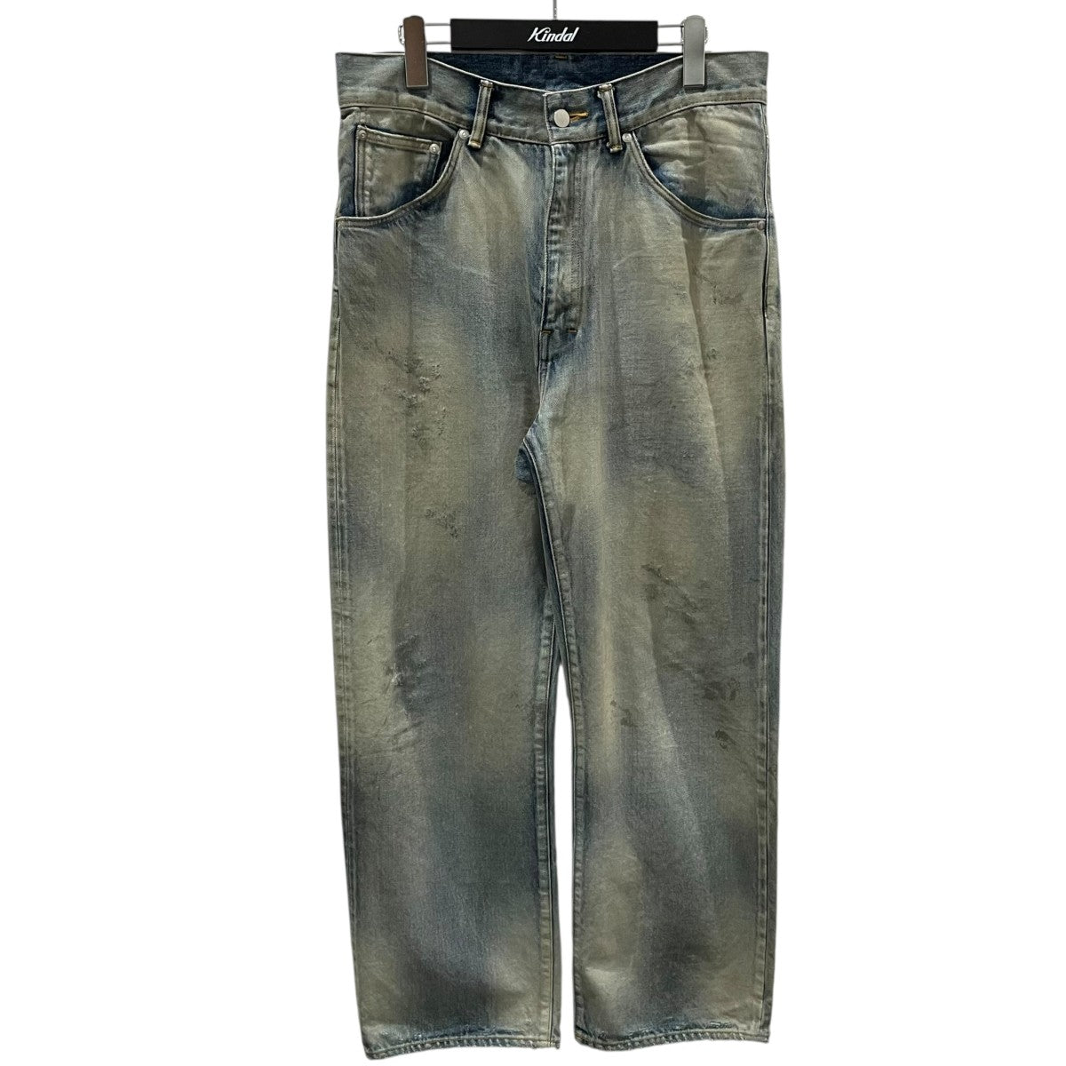 ANCELLM 25SS 加工デニムパンツ USED STRAIGHT 5P DENIM PANTS ユーズドストレート5ポケットデニムパンツ ANC-PT82 古着・中古-1枚目のアイテム画像