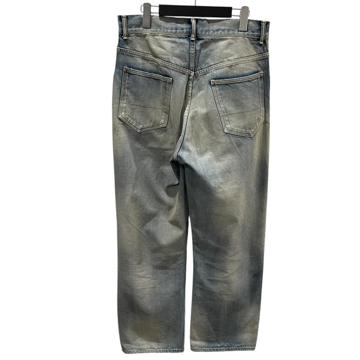 ANCELLM 25SS 加工デニムパンツ USED STRAIGHT 5P DENIM PANTS ユーズドストレート5ポケットデニムパンツ ANC-PT82 古着・中古-2枚目のアイテム画像