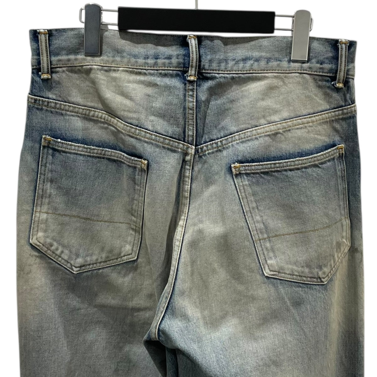 ANCELLM 25SS 加工デニムパンツ USED STRAIGHT 5P DENIM PANTS ユーズドストレート5ポケットデニムパンツ ANC-PT82 古着・中古-4枚目のアイテム画像