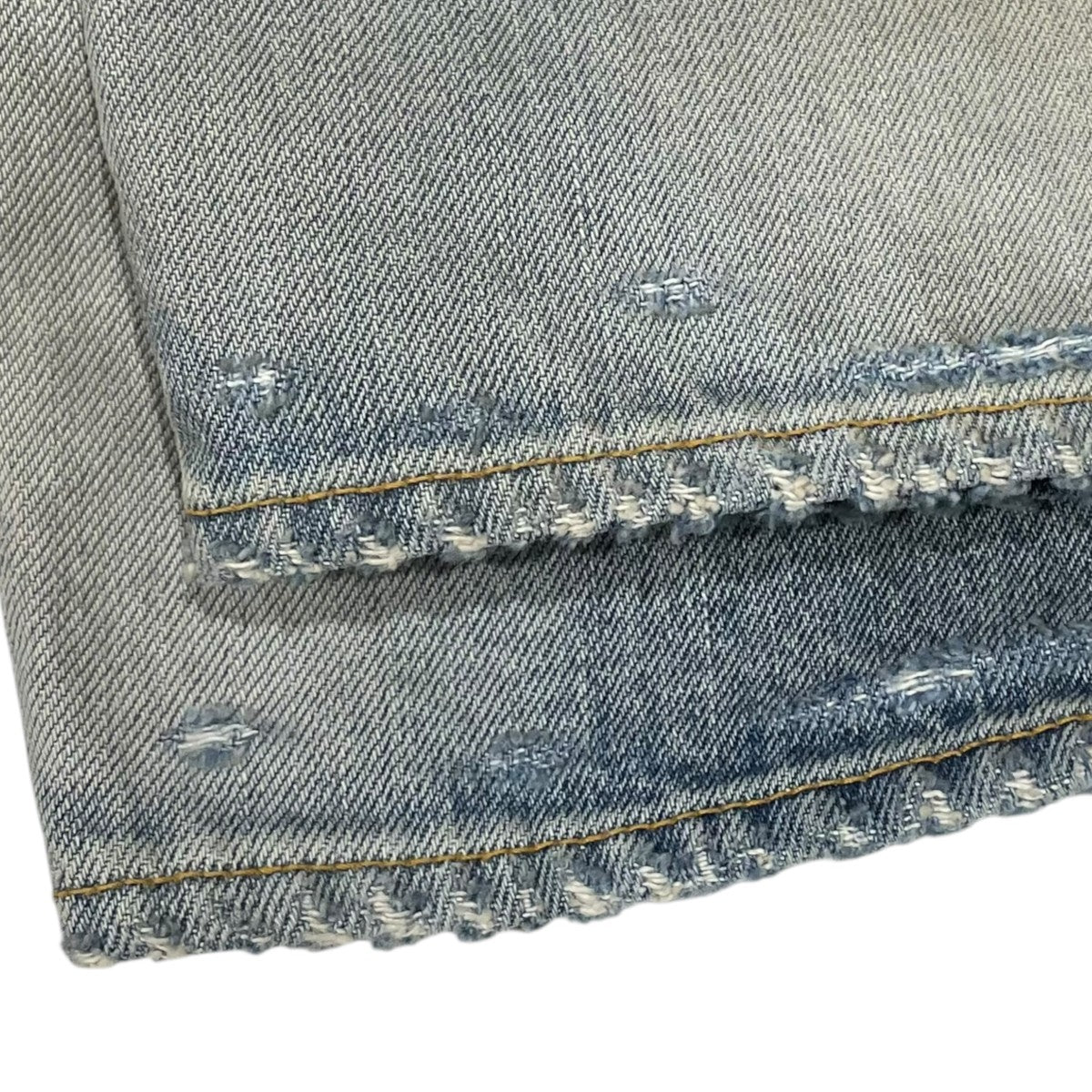 ANCELLM 25SS 加工デニムパンツ USED STRAIGHT 5P DENIM PANTS ユーズドストレート5ポケットデニムパンツ ANC-PT82 古着・中古-5枚目のアイテム画像