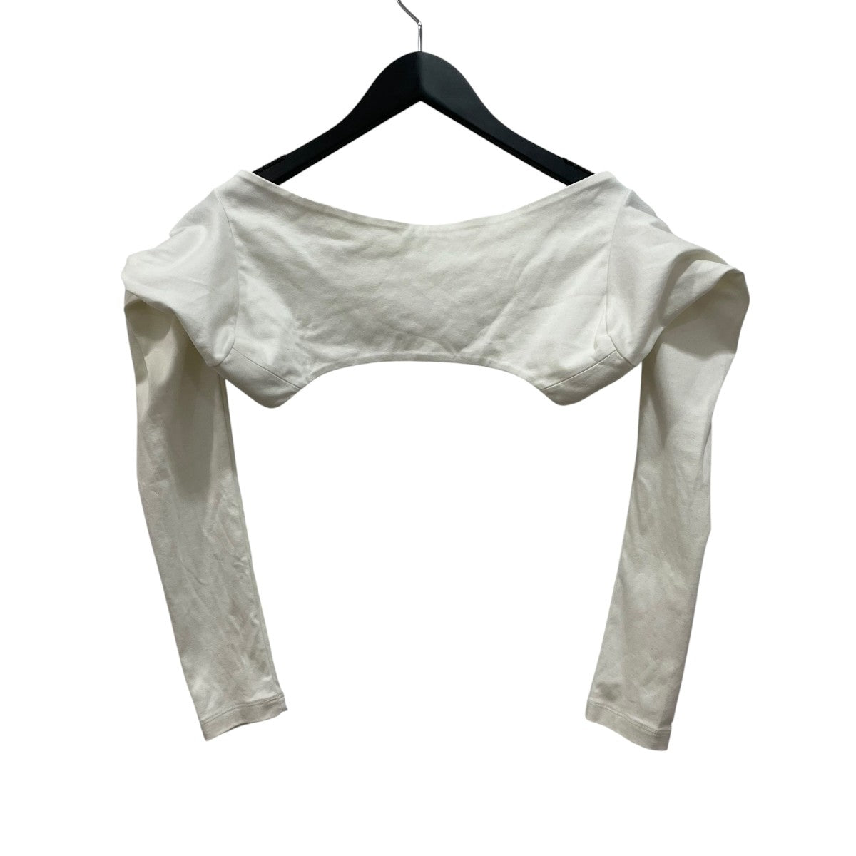 Cotton silk arm cardiganショート丈カーディガンEEF33120A