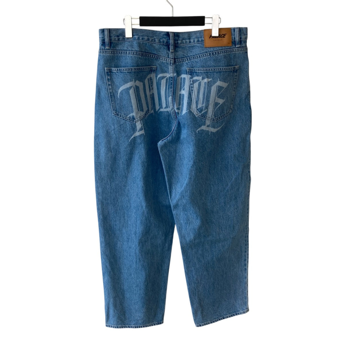 PALACE(パレス) P90 BAGGY SCRIPT JEANデニムパンツ インディゴ サイズ
