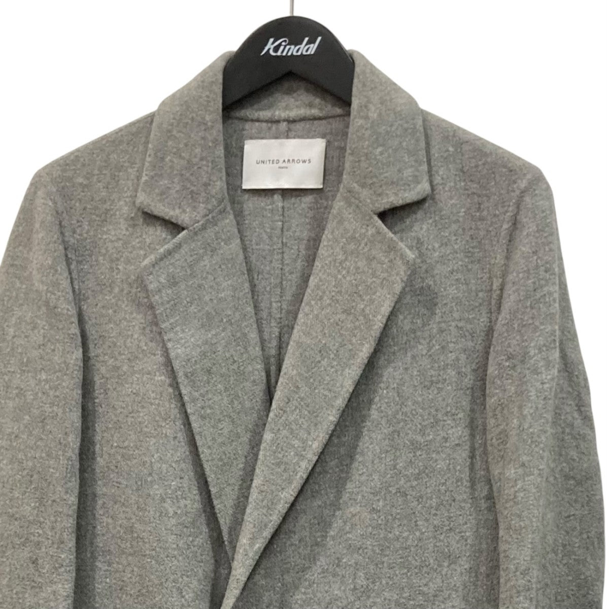 美品 ユナイテッド アローズ コート ウール × カシミア L グレー UNITED ARROWS(ユナイテッドアローズ) コート1525-199-3206 1525-199