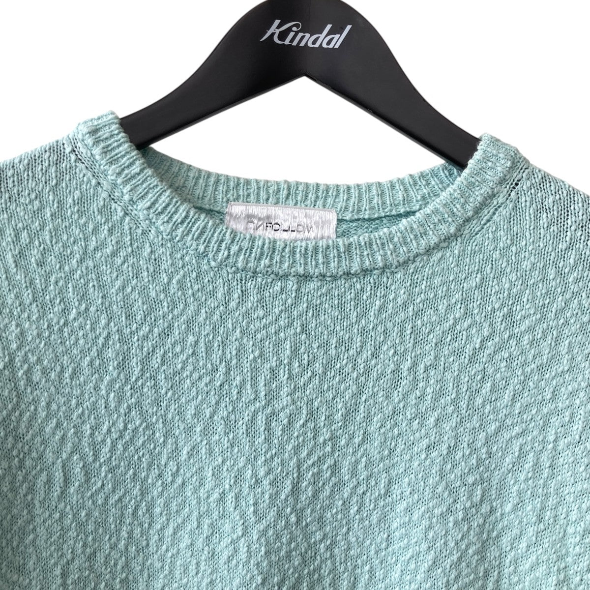 24SSpilling slab cotton sweaterコットンニットセーター24080684000210