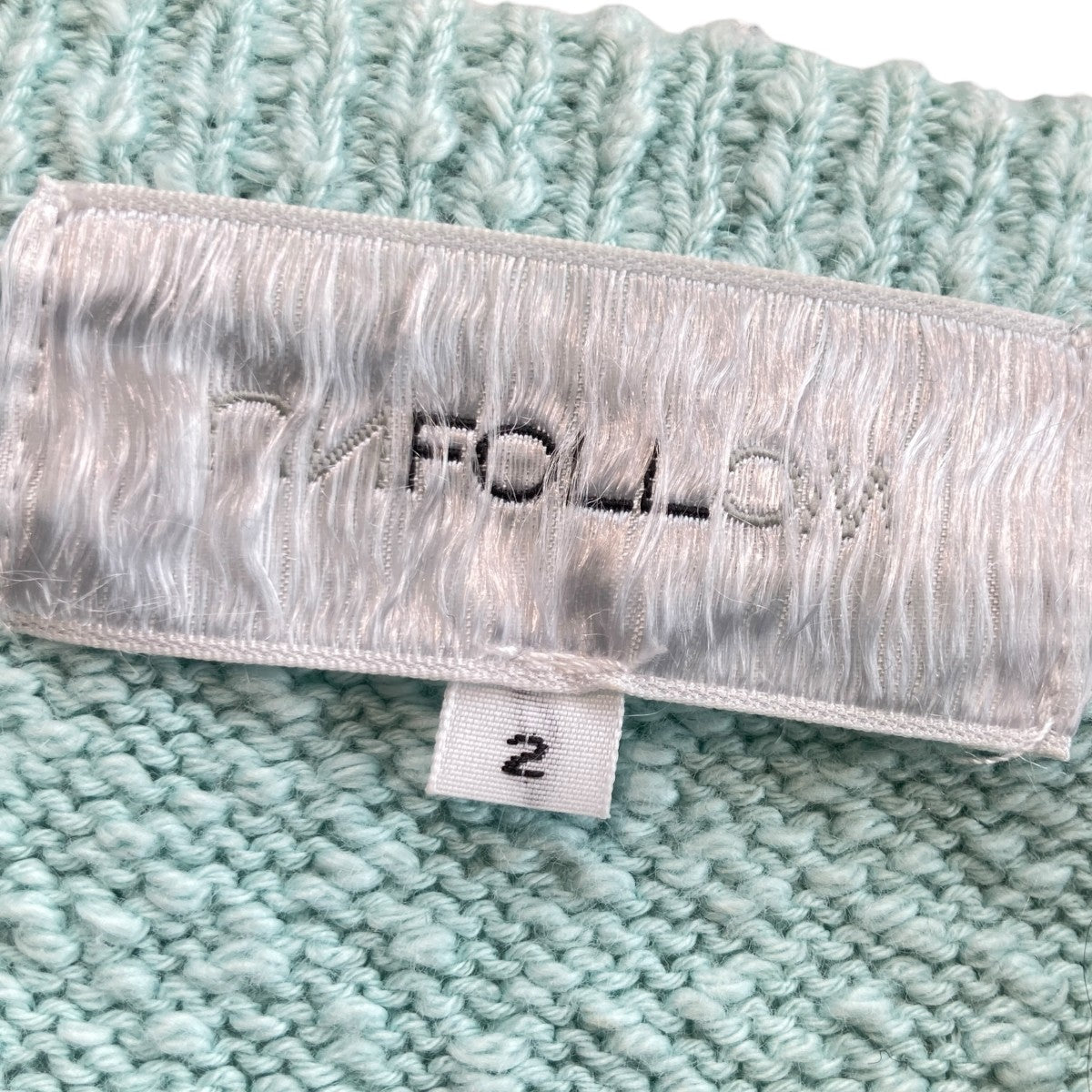 24SSpilling slab cotton sweaterコットンニットセーター24080684000210