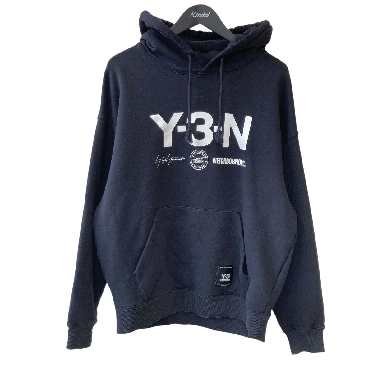 NEIGHBORHOOD×Y-3 NBHD GRAPHIC HOODIEプルオーバーパーカーJW7004 古着・中古-1枚目のアイテム画像