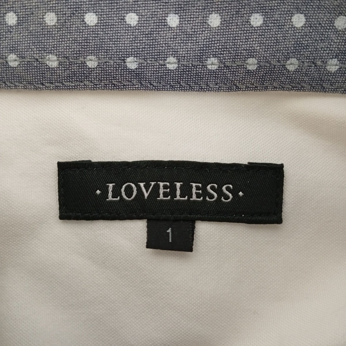 LOVELESS 長袖シャツ61M23-501-02 古着・中古-4枚目のアイテム画像