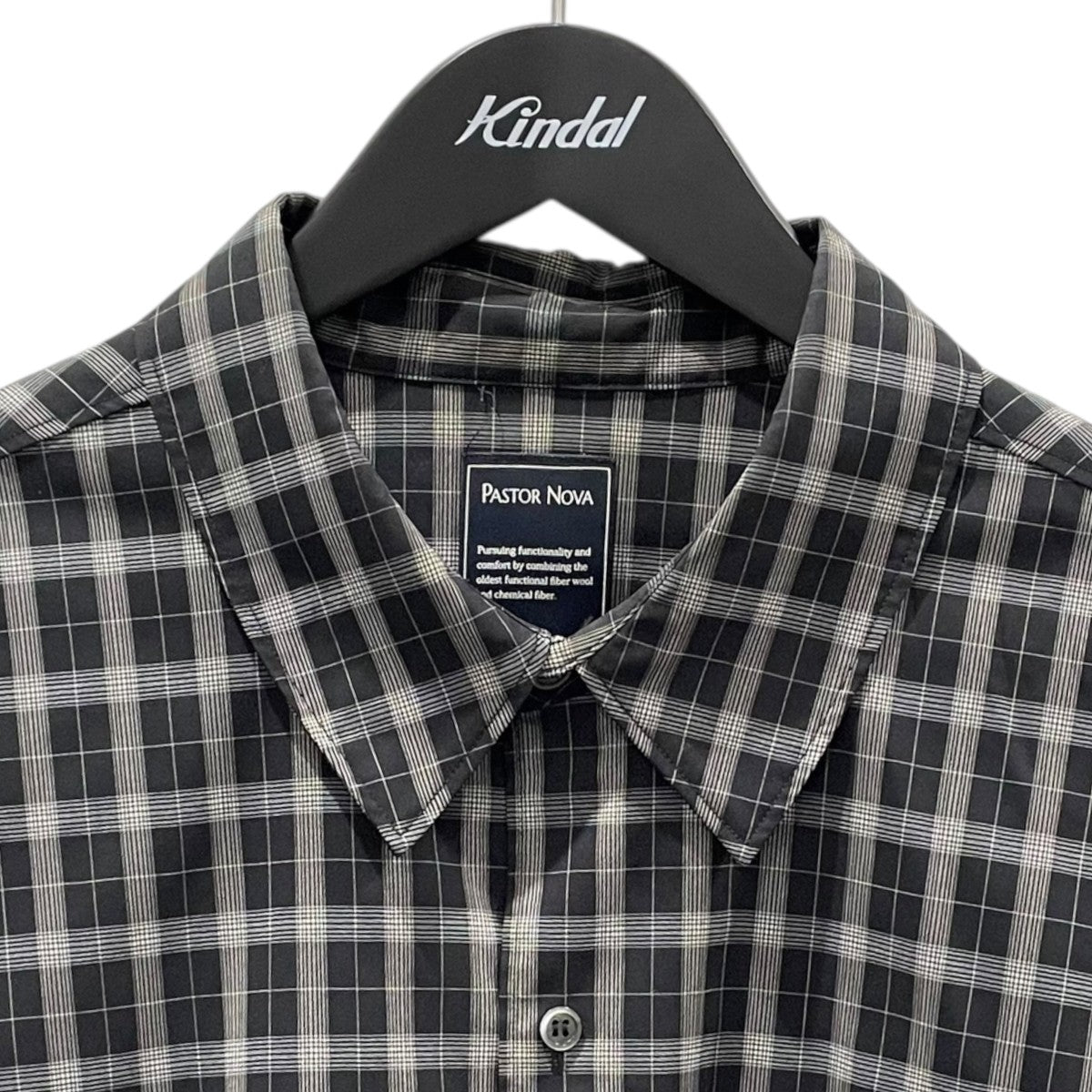 PASTOR NOVA 23AW チェック柄シャツ WTEX FIELD SHIRT ダブルテックスフィールドシャツ PNS23-01 古着・中古-3枚目のアイテム画像