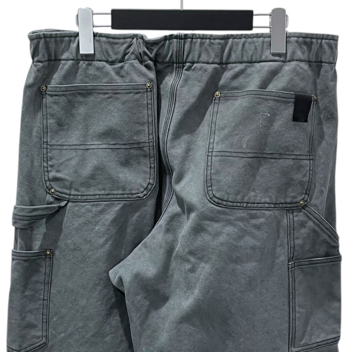 N．HOOLYWOOD(エヌハリウッド) 25AW 加工ダブルニーワークパンツ TUCK