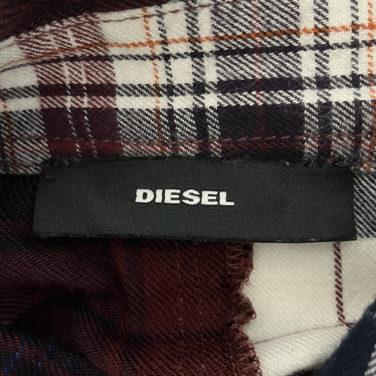 DIESEL チェック長袖シャツ 古着・中古-3枚目のアイテム画像