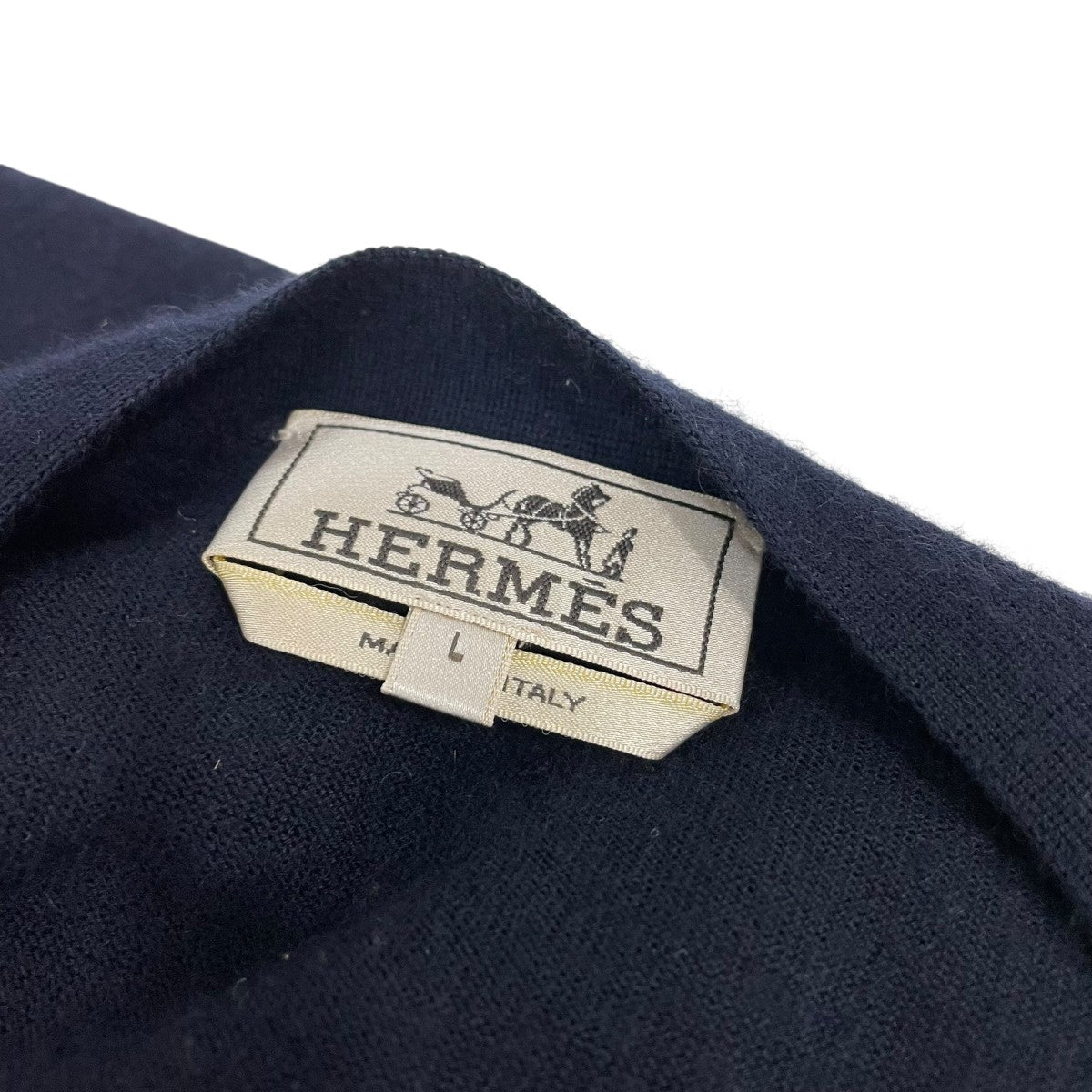 HERMES カーディガン 古着・中古-6枚目のアイテム画像