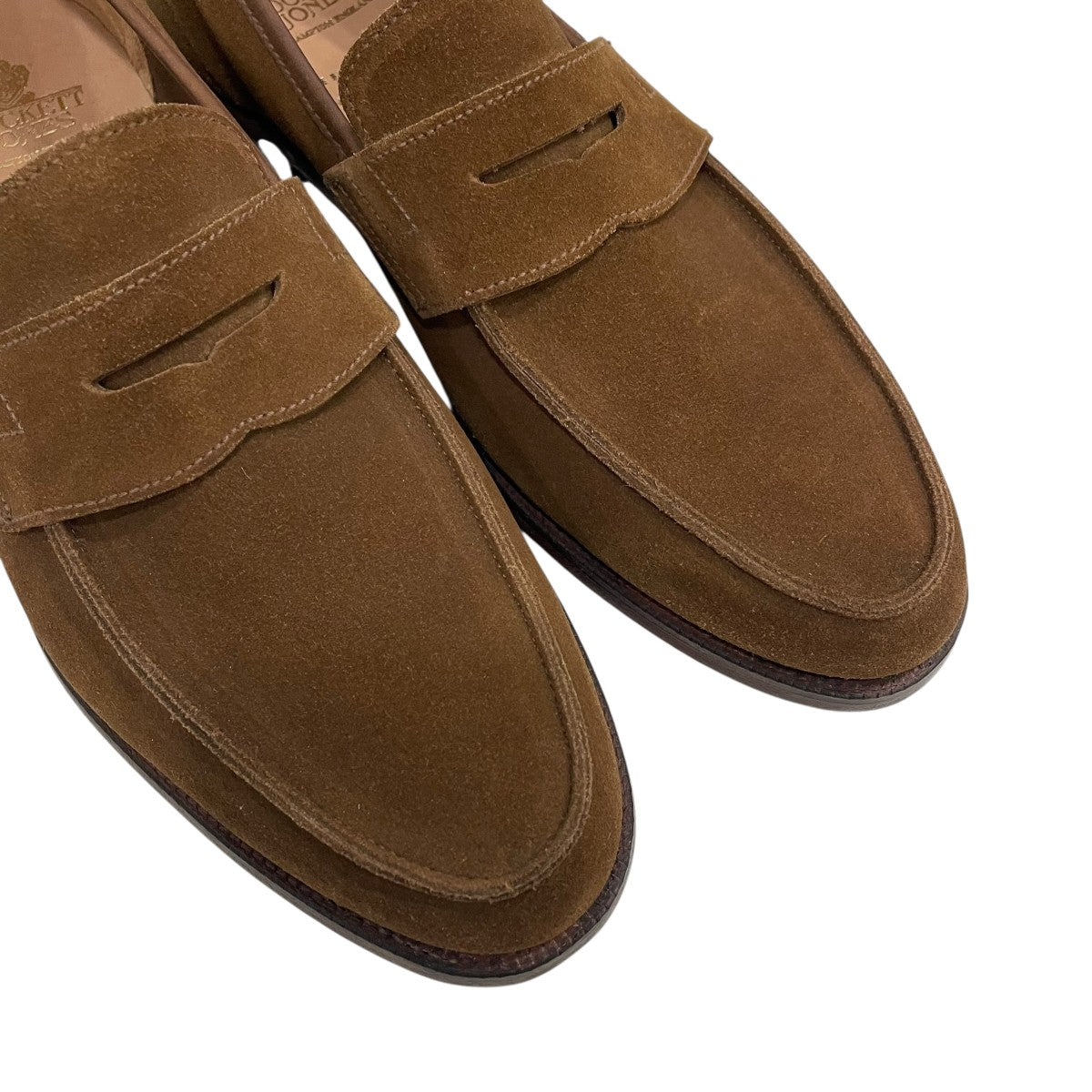 Crockett ＆ Jones MAINEスエードローファー 古着・中古-3枚目のアイテム画像
