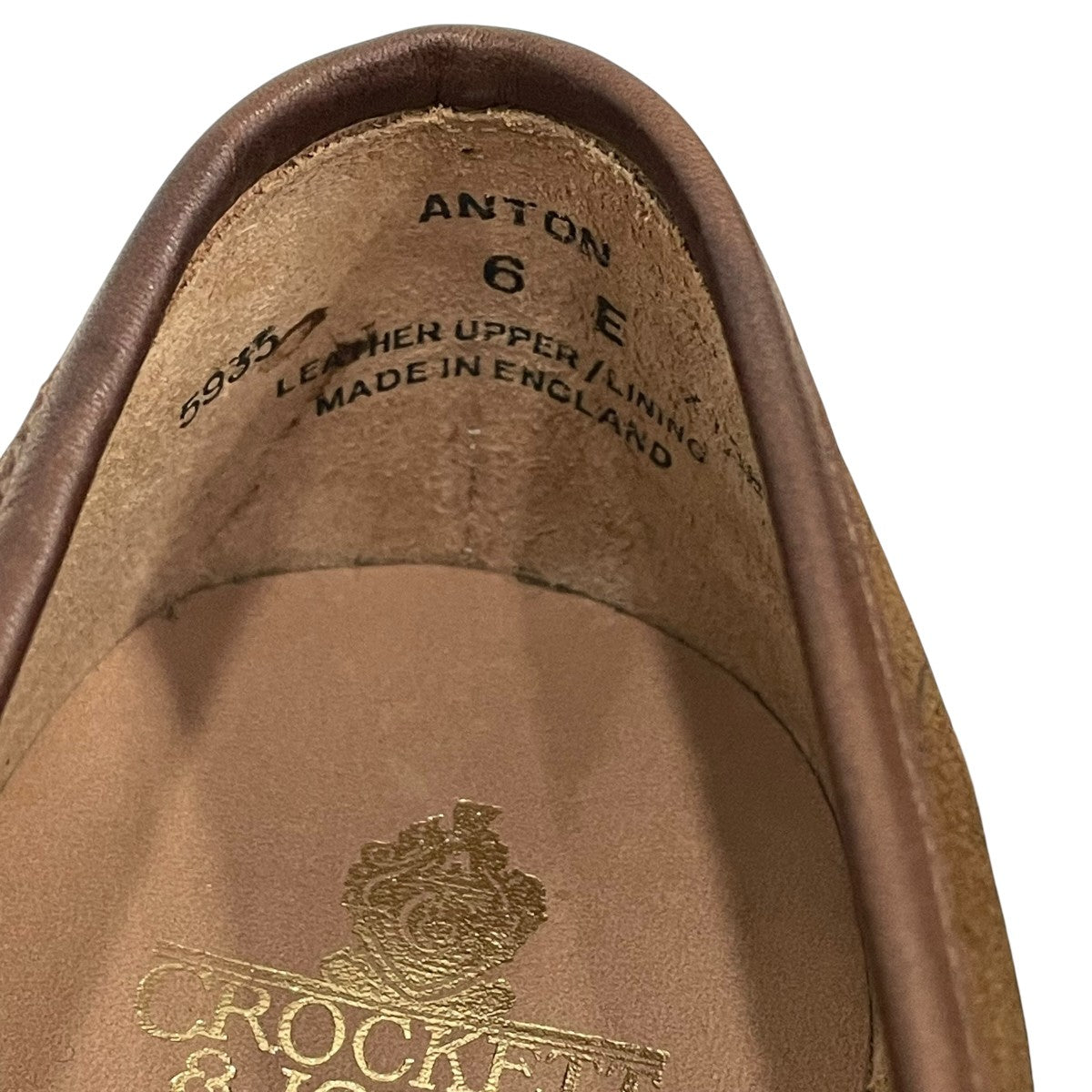 Crockett ＆ Jones MAINEスエードローファー 古着・中古-9枚目のアイテム画像