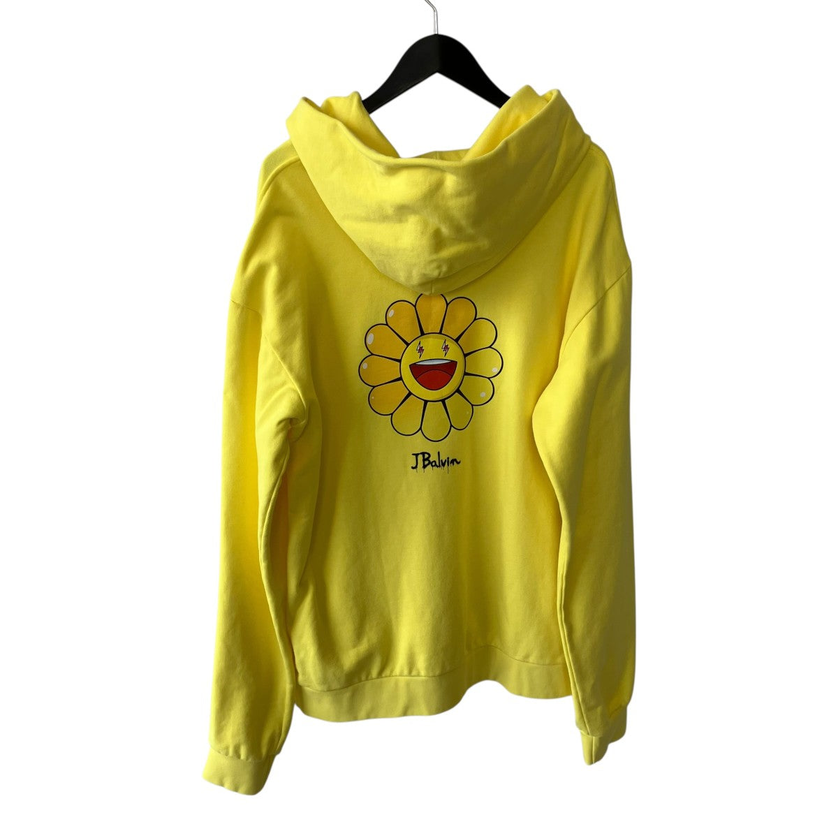 j balvin(ジェイ バルヴィン) 村上隆パーカー イエロー サイズ L