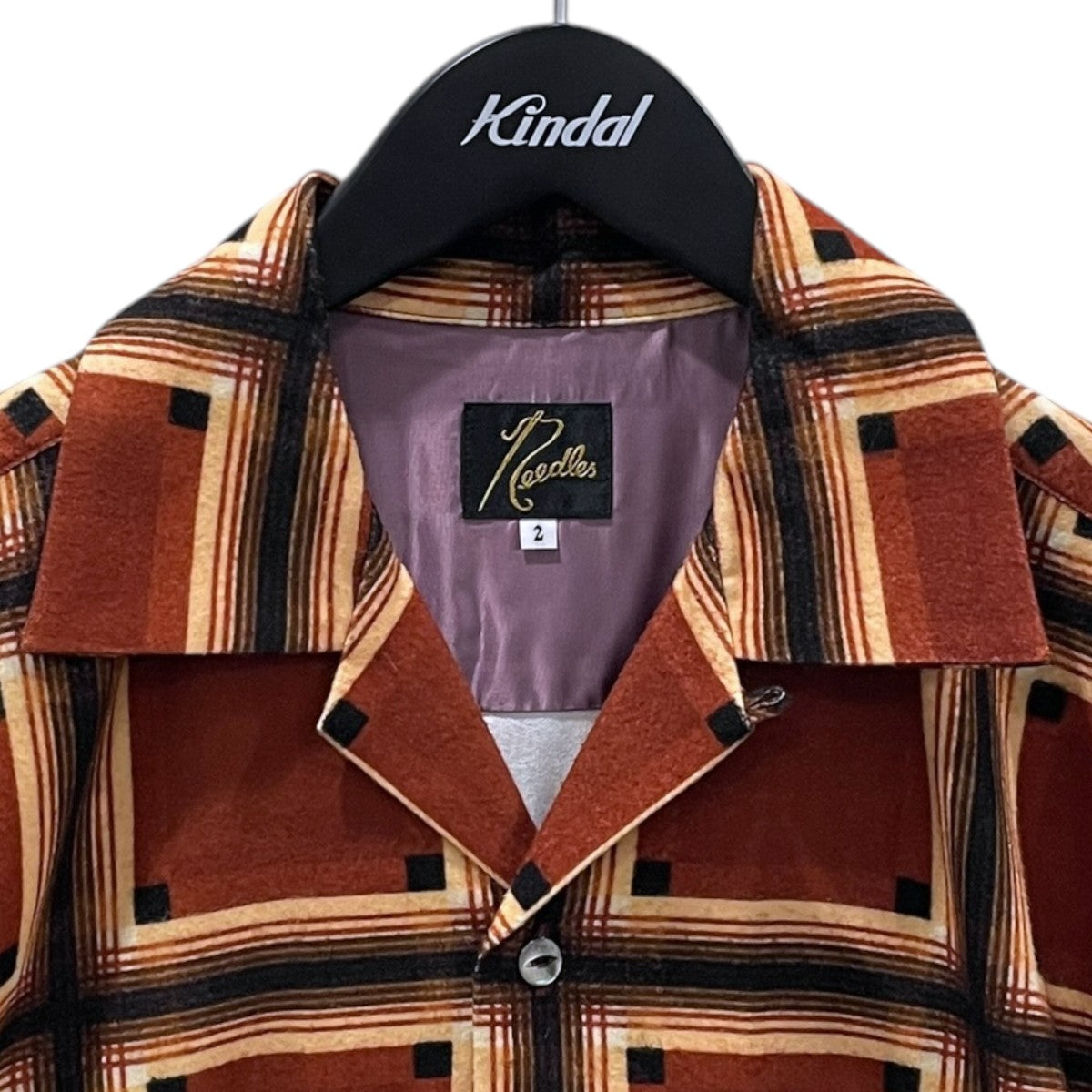 22AW シャツワンピース One-Up Shirt Dress - R／C Flannel Cloth ／ Printed ワンナップ シャツ ドレス - レーヨン／コットン LQ154