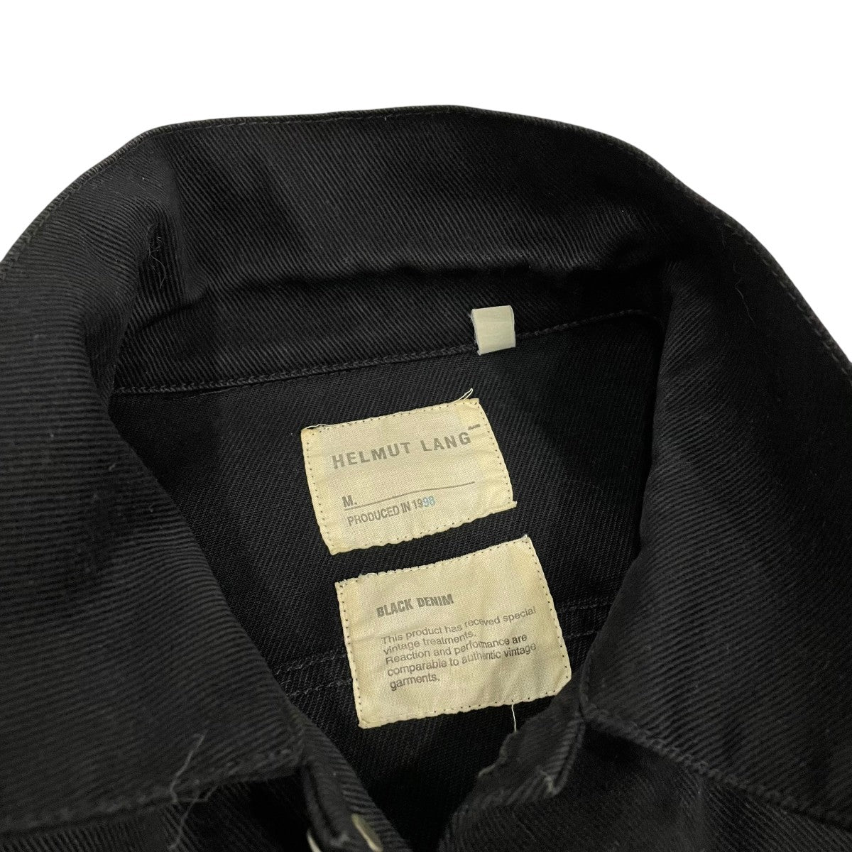 HELMUT LANG(ヘルムートラング) BLACK DENIM 本人期 ジャケット