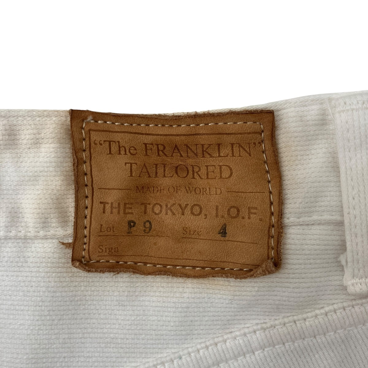 The FRANKLIN TAILORED デニムパンツ 古着・中古-6枚目のアイテム画像