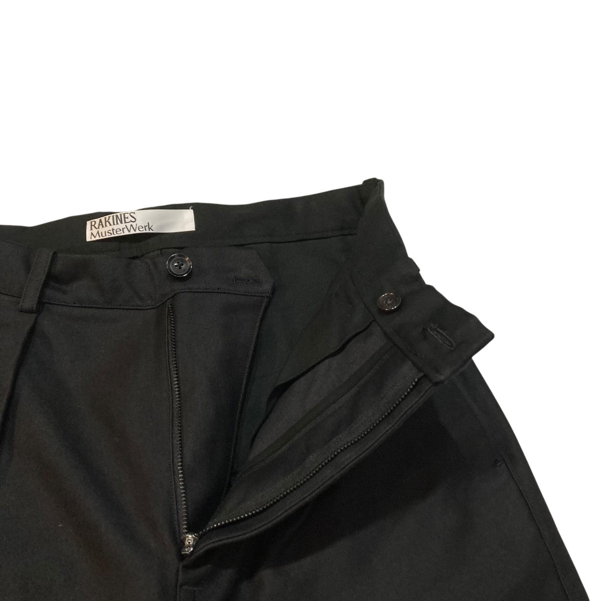 MusterWerk 別注 Exclusive French moleskin 1tuck pantsタックパンツ04F20AF041P