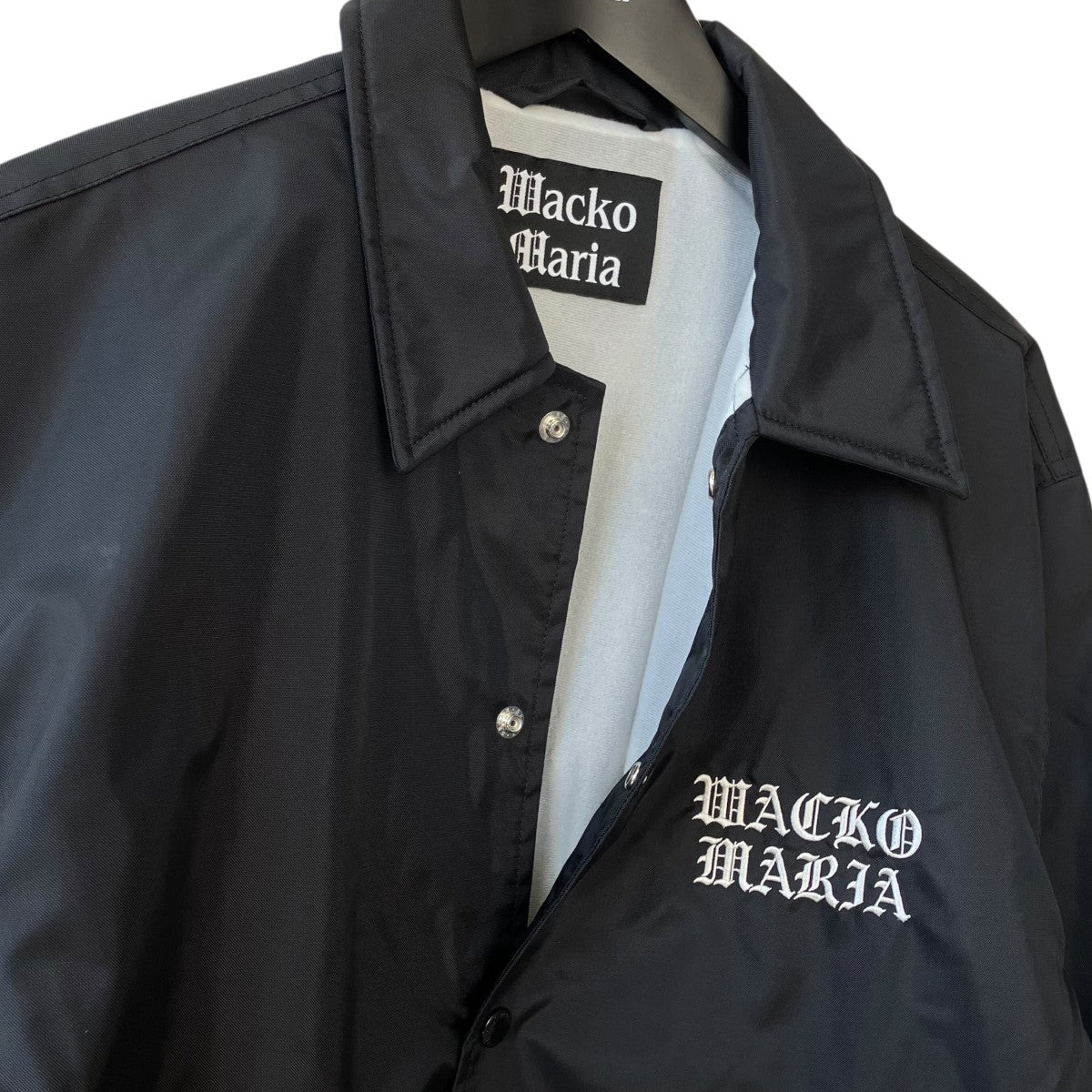 WACKO MARIA コーチジャケットブラックＸＬ WACKO MARIA(ワコマリア) COACH JACKETコーチジャケット ブラック