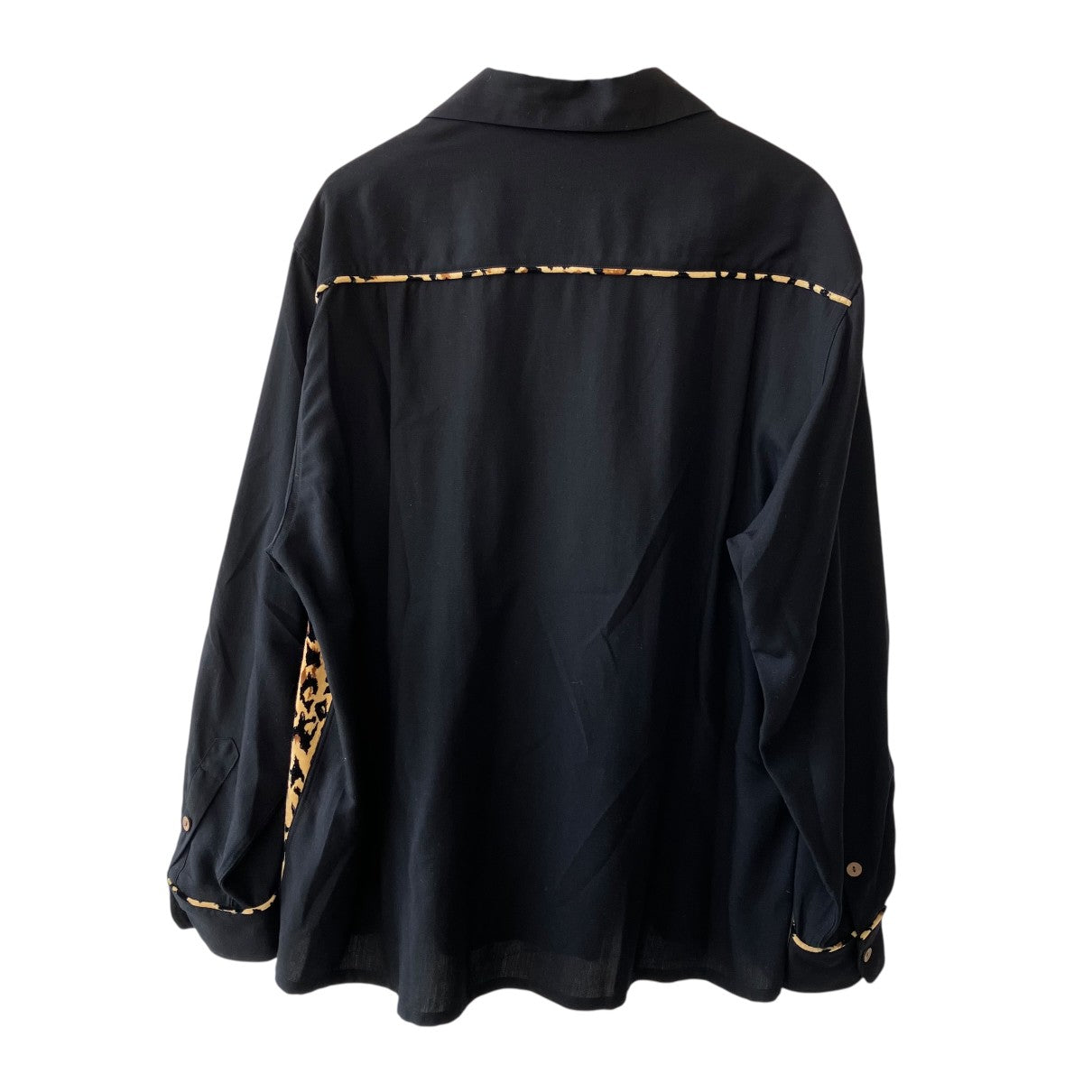 WACKO MARIA SWITCHING SHIRT L Sオープンカラーシャツ ベージュ