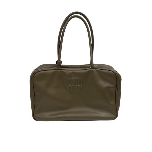 MIU MIU(ミュウミュウ) レザー ボー バッグハンドバッグ5BB117 5BB117