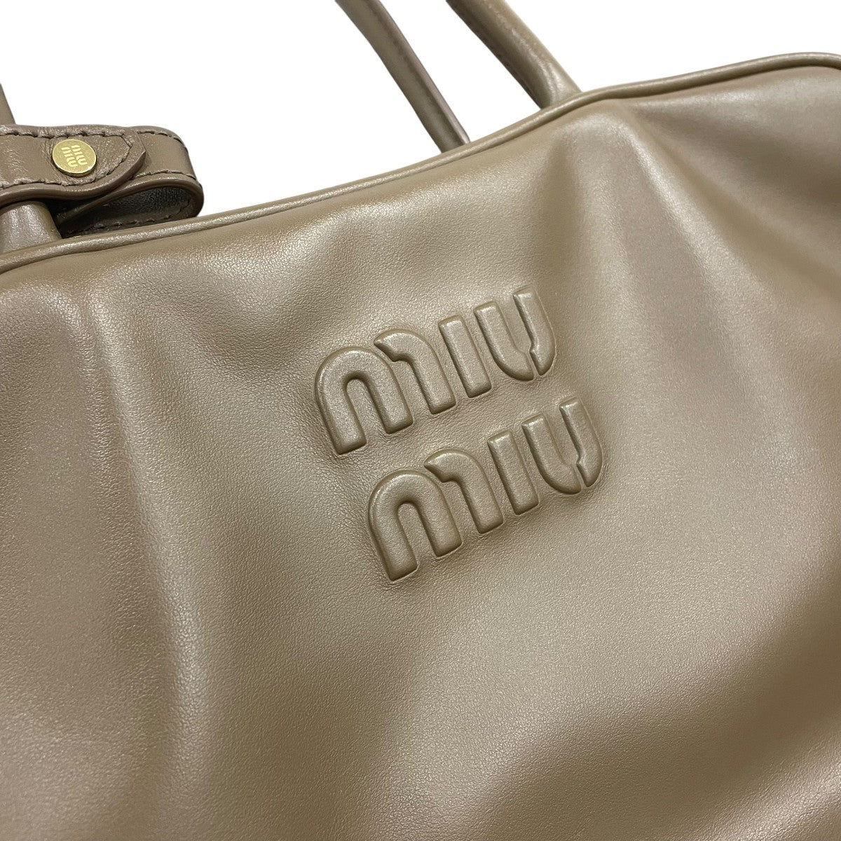 MIU MIU レザー ボー バッグハンドバッグ5BB117 古着・中古-6枚目のアイテム画像