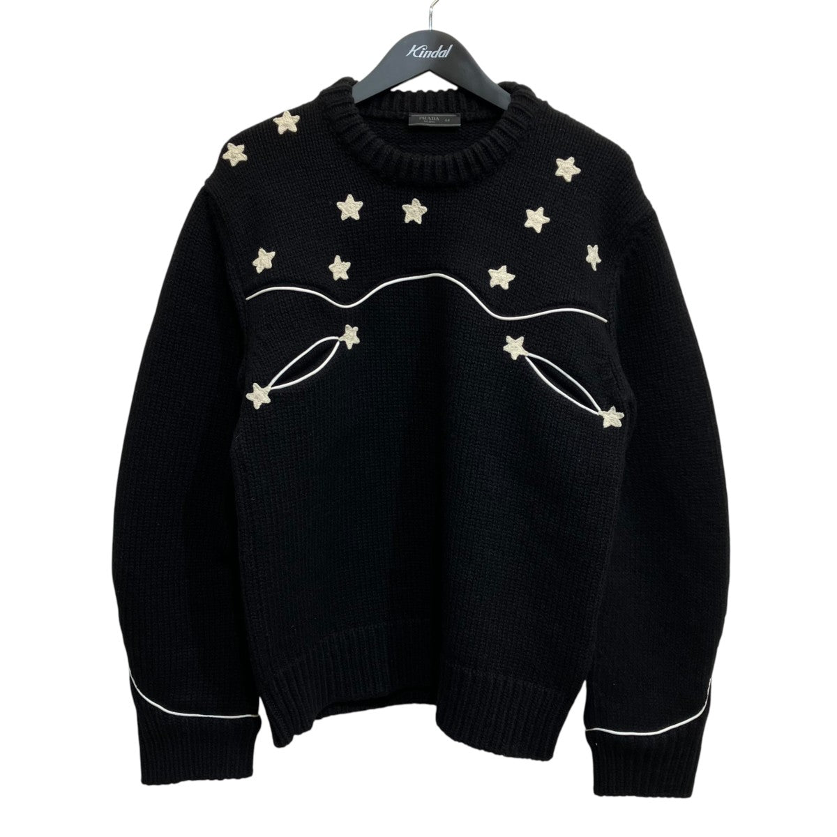 Wool Pullover With Star EmbroideryクルーネックニットUMF074