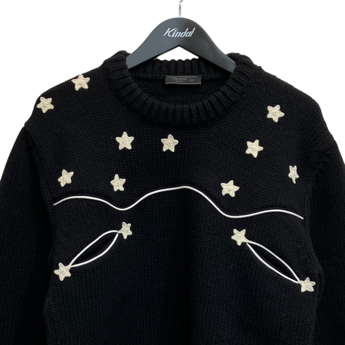 Wool Pullover With Star EmbroideryクルーネックニットUMF074