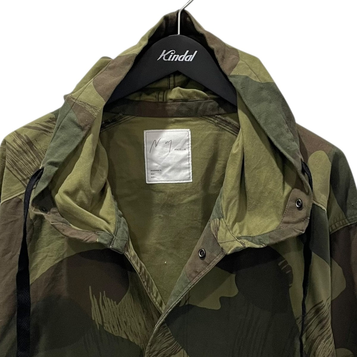24AW カモフラ柄フーデッドジャケット CAMO HOODIE JACKET カモフーディジャケット ANC-SH47-A