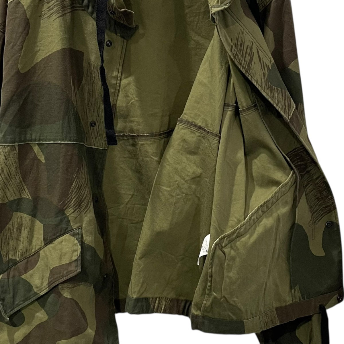 24AW カモフラ柄フーデッドジャケット CAMO HOODIE JACKET カモフーディジャケット ANC-SH47-A