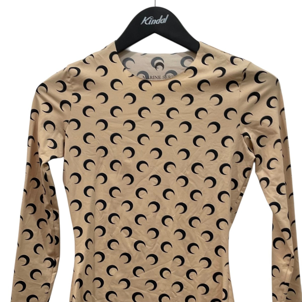 marine serre(マリーンセル) ブラウス ブラック×ベージュ サイズ S